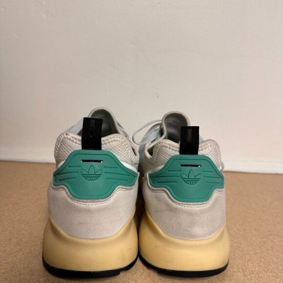 Adidas ZX 2K Boost Gray Hi-Res Green 2020 - Size 12.5 - Picture 5 of 6